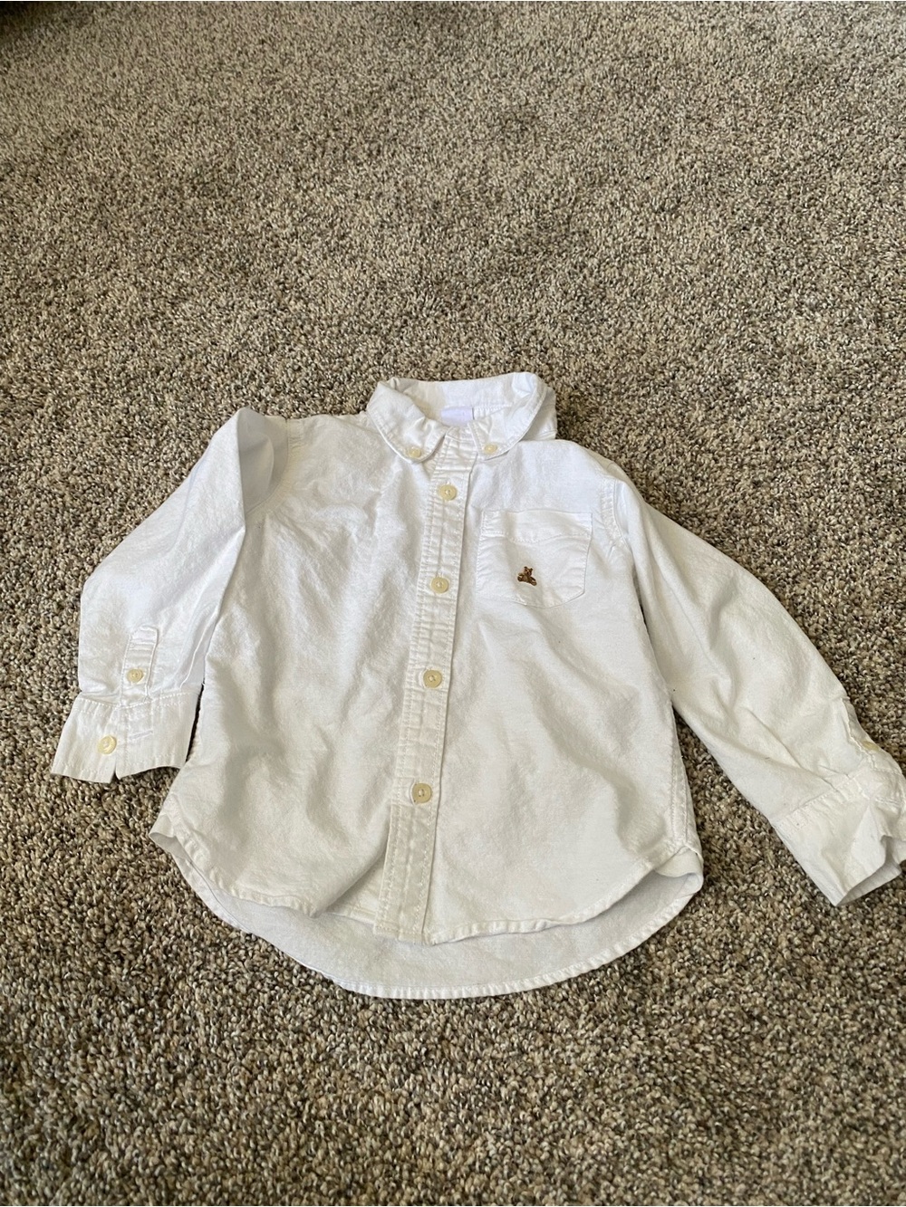 Baby Gap - Classic White Button-Up Kids Shirt - Size 3T